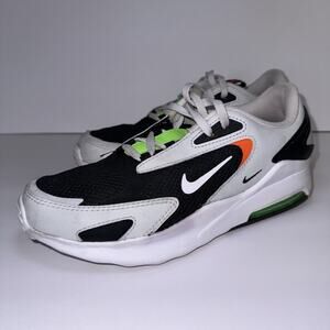 Nike Air Max Bolt Low Black Photon Dust Electric Green Youth 6.5